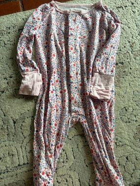 Magnetic Me Pink Floral Footed One-Piece